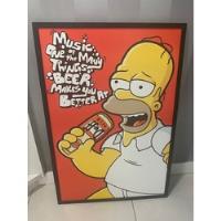 Quadro Poster - Simpsons Homer - Com Moldura comprar usado  Brasil 