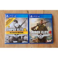 Sniper Elite 3 Ultimate + Sniper Elite 4 (mídia Física) Ps4 comprar usado  Brasil 