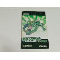 Manual Videogame Gameboy Advance Pokemon Emerald Agb-bpej-jp comprar usado  Brasil 