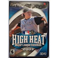 Jogo High Heat Major League Baseball 2003 Playstation 2 Ps2 comprar usado  Brasil 