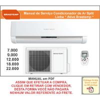 Manual Técnico Serviço Condicionador De Ar Split Linha Ative comprar usado  Brasil 