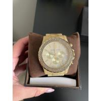 Relógio Michael Kors Madreperola Dourado Com Strass Na Caixa comprar usado  Brasil 