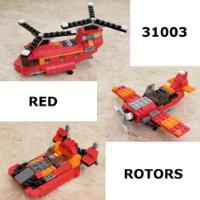 Lego 31003 Red Rotors 145pçs Creator 3 Em 1 comprar usado  Brasil 