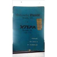 Livro Motoneta Pasco Modelo Ms E Xispa Modelo Sl 150-175 - Manual De Uso E Manutenção comprar usado  Brasil 