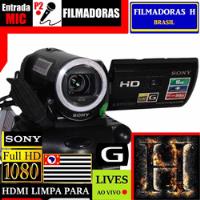 Filmadora Sony Hdr-pj380 Hdmi Full Hd Conexão Para Microfone comprar usado  Brasil 