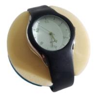 Usado, Relógio De Pulso Prata Com Pulseira De Silicone  comprar usado  Brasil 