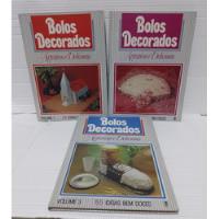 Box - Bolos Decorados Artísticos E Deliciosos Volumes - 1, 2 E 3  - Sebo Refugio comprar usado  Brasil 
