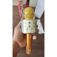 Microfone Karaokê Wireless Tomate Mt1036 Dourado Semi Novo comprar usado  Brasil 