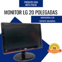 Usado, Monitor LG 20 Polegadas Widescreen Black Piano Sem Detalhes comprar usado  Brasil 