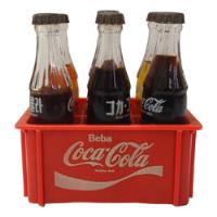 Mini Garrafinhas Coca Cola Antigo Engradado Com 6, usado comprar usado  Brasil 
