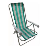 cadeira praia reclinavel comprar usado  Brasil 