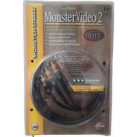 Cabo Vídeo Componente Monstervideo 2 Hdtv Conectores Em Ouro comprar usado  Brasil 