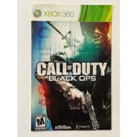 Manual Do Call Of Duty Black Ops Xbox 360 Original Americano, usado comprar usado  Brasil 