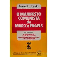 Livro O Manifesto Comunista De Marx E Engels - Harold J. Laski [1978] comprar usado  Brasil 