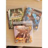 Jogos Ps3 Uncharted 1, 2 E 3 Mídia Física Todos Em Português, usado comprar usado  Brasil 