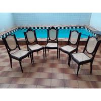 5 Cadeiras De Madeira Em Palhinha - Empalhamento Novo comprar usado  Brasil 