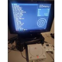 Sega Dreamcast Americano Com Gdemu E Case , Controle Original , Cartao 64 Gb E Memory Card Brinde, Console Bivolt. comprar usado  Brasil 
