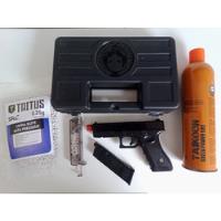 Pistola Glock Gbb Airsoft Full Metal Blowback 6mm C/ Maleta , usado comprar usado  Brasil 