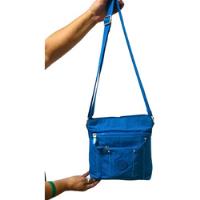 Bolsa Pequena Feminina Transversal Azul Nylon, usado comprar usado  Brasil 