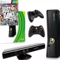 Xbox 360 Slim2 Controles Hd 250 Gb Kinect Completo 10 Jogos , usado comprar usado  Brasil 