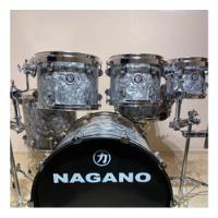 Bateria Nagano Concert Full Abalone Gray - 3 Toms + Caixa comprar usado  Brasil 