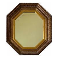 Espelho Octagonal Clássico Vintage Moldura Dourada Ouro comprar usado  Brasil 