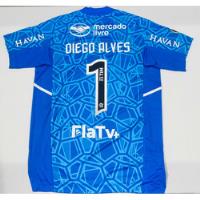 Usado, Camisa Jogo Flamengo 2022 Diego Alves Libertadores Flatv+ M comprar usado  Brasil 