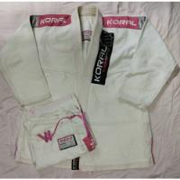 Vende-se Kimono Koral Mkm, Branco Com Rosa., usado comprar usado  Brasil 
