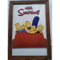 Quadro Decorativo Madeira The Simpsons Arte Som, usado comprar usado  Brasil 