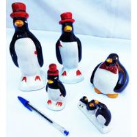 Pinguins D Geladeira Antig Coleção 5 Unid Porcelana Diferent, usado comprar usado  Brasil 