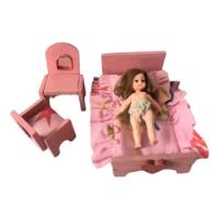 Usado, Dormitório Quarto Rosa Boneca Pequena Mini Doll Artesanal  comprar usado  Brasil 