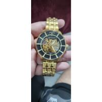 Relógio Technos Esqueleto Automático Dourado Semi-novo , usado comprar usado  Brasil 