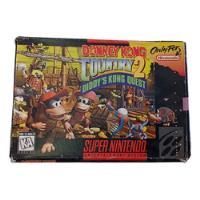 Fita / Cartucho Super Nintendo Donkey Kong Country 2+caixa , usado comprar usado  Brasil 