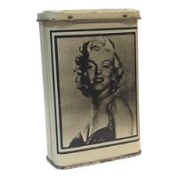 Cigarreira Antiga Em Lata Marilyn Monroe E James Dean comprar usado  Brasil 