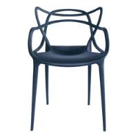 Kit 4 Cadeiras Tramontina Allegra Solna Masters Azul  comprar usado  Brasil 