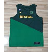 Regata Brasil Basquete Nike 2021/2022 Patch Cbb 100 Anos comprar usado  Brasil 