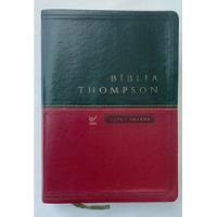 Bíblia De Estudo Thompson C/ Índice | Aec | Letra Grande | Verde/vinho | Em Perfeito Estado comprar usado  Brasil 
