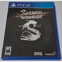 Jogo Shadow Warrior Americano Original Ps4 Playstation 4  comprar usado  Brasil 