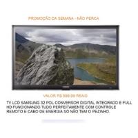 Tv Samsung Lcd Conversor Digital Full Hd Mod Ln32d550 comprar usado  Brasil 
