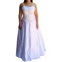 Vestido Noiva M Bordado Tam. 42 Casamento Festa Veu B7020 comprar usado  Brasil 
