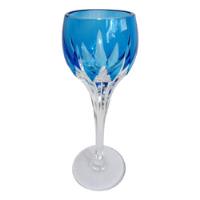 Taça Cálice Cristal Azul Licor Vinho Do Porto 16 Cm  comprar usado  Brasil 