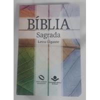 Bíblia Sagrada Letra Gigante De Sociedade Bíblica Do Brasil Pela Sociedade Bíblica Do Brasil (2017) comprar usado  Brasil 