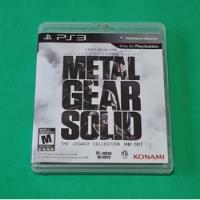 Metal Gear Solid The Legacy Collection Ps3 - Física Completo comprar usado  Brasil 