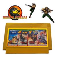 Jogo Super 4 Em 1 Nes 60 Pinos - Contra, Mortal Kombat comprar usado  Brasil 