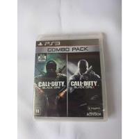 Call Of Duty Black Ops I E 2 Combo Pack Ps3 Mídia Física comprar usado  Brasil 
