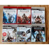 Assassins Creed 1 + 2 + 3 + 4 +brotherhood + Revelations Ps3, usado comprar usado  Brasil 