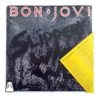 Lp Bon Jovi Slippery When Wet 1986 Disco De Vinil Encarte, usado comprar usado  Brasil 