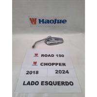 Retrovisor Esquerdo Haojue Road Chopper 2018/2024 Original 1 comprar usado  Brasil 