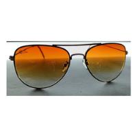 Óculos De Sol Ray Ban Aviador Dourado Marrom Degradê, usado comprar usado  Brasil 