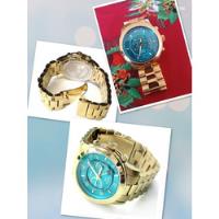 Relógio Feminino Michael Kors Mk8315 Gold Turquoise Luxo, usado comprar usado  Brasil 